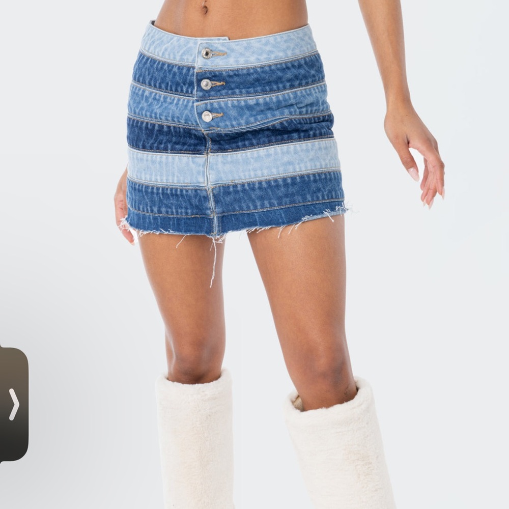 Edikted demin jean skirt